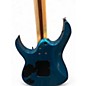 Used Ibanez RG517 BLUE SPARKLE Solid Body Electric Guitar