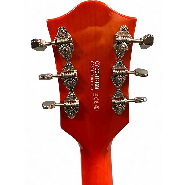 Used Gretsch Guitars G5427T Orange Hollow Body Electric Guitar