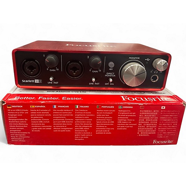 Used Focusrite Scarlett 2i2 Gen 2 Audio Interface,New Products : American Fashion Style Bags On Sale