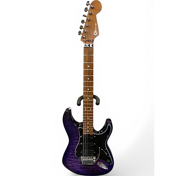 Used Charvel Marco Sfogli Pro Mod SO Cal Style 1 HSS Trans Purple Solid Body Electric Guitar,New Products : American Fashion Style Bags On Sale