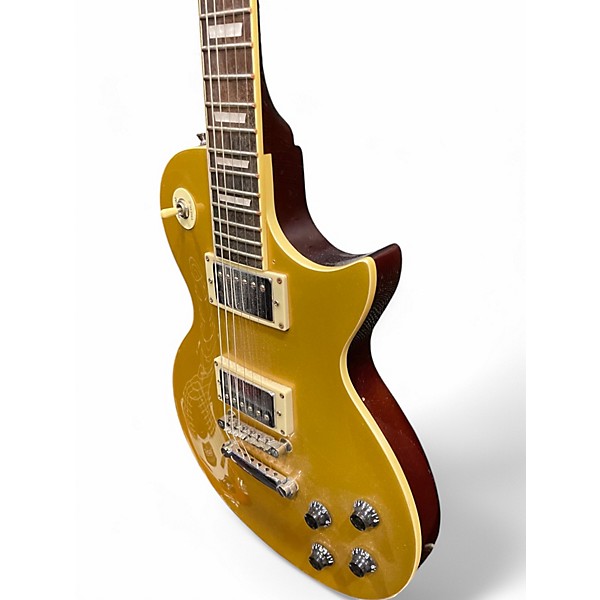 Used Oscar Schmidt Singlecut Gold Top Solid Body Electric Guitar