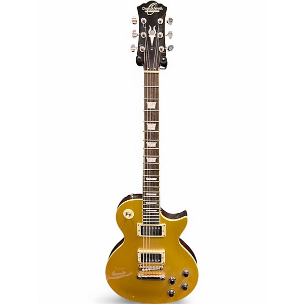 Used Oscar Schmidt Singlecut Gold Top Solid Body Electric Guitar