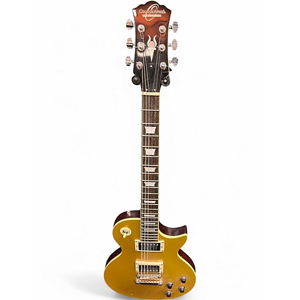 Used Oscar Schmidt Singlecut Gold Top Solid Body Electric Guitar