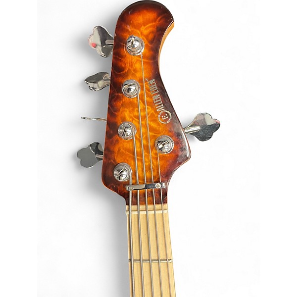 Used Allen Eden Disciple 5 Sunburst Electric Bass Guitar