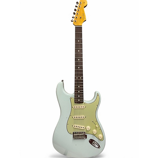 Used Fender 1963 Journeyman Relic Stratocaster Sonic Blue Solid Body Electric Guitar