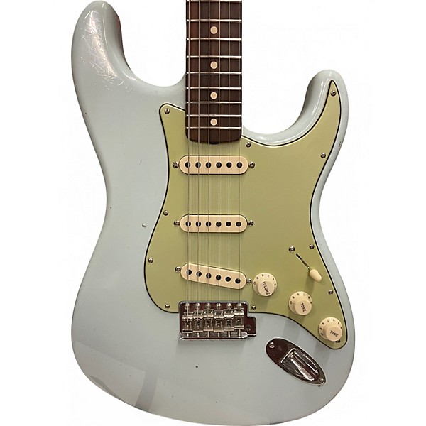 Used Fender 1963 Journeyman Relic Stratocaster Sonic Blue Solid Body Electric Guitar