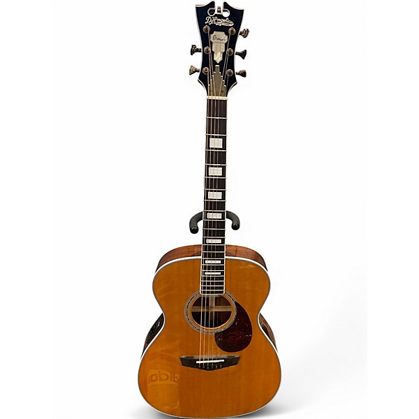Used D'Angelico Premier Tammany Natural Acoustic Electric Guitar