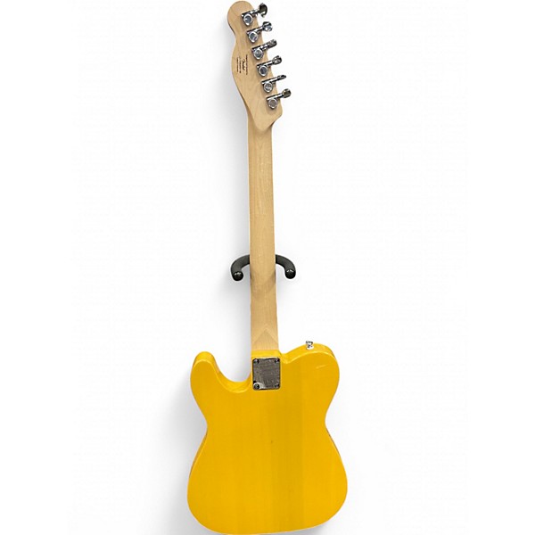 Used Squier Telecaster Yellow Solid Body Electric Guitar