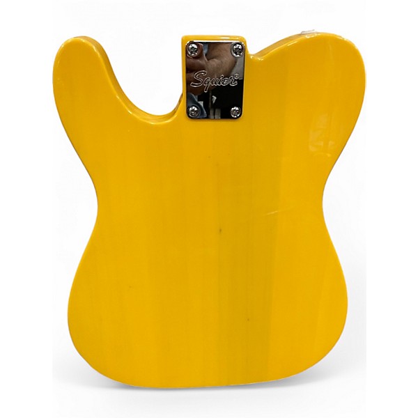 Used Squier Telecaster Yellow Solid Body Electric Guitar