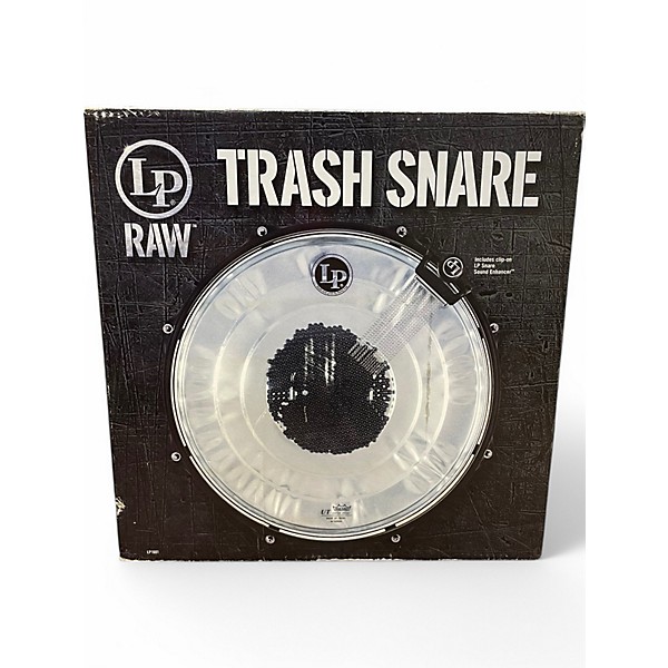 Used LP 14in TRASH SNARE SILVER Drum