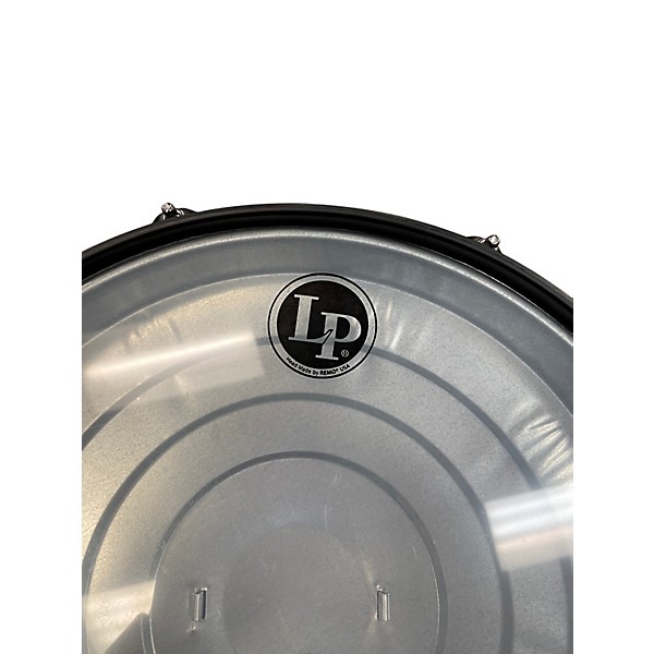 Used LP 14in TRASH SNARE SILVER Drum