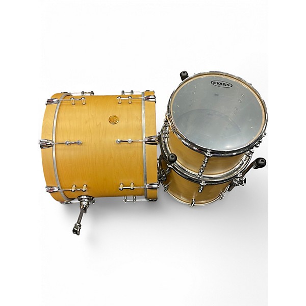 Used Gretsch Drums 3 Piece New Classic Maple 3pc Shell Pack Natural Drum Kit