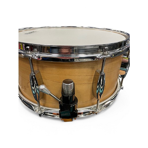 Used Love Custom Drums 13in Maple Snare Natural Drum