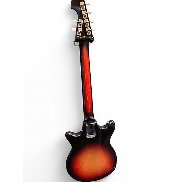 Used Silvertone 1435 3 Color Sunburst Solid Body Electric Guitar