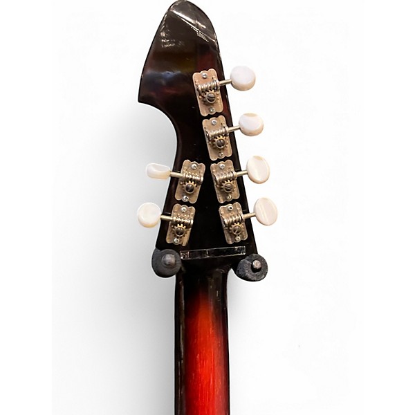 Used Silvertone 1435 3 Color Sunburst Solid Body Electric Guitar