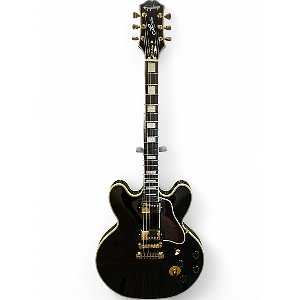 Used Epiphone BB King Lucille Ebony Hollow Body Electric Guitar