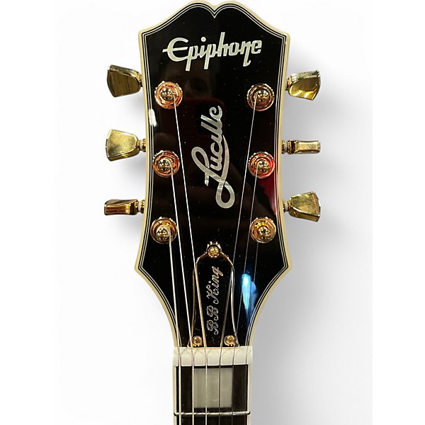 Used Epiphone BB King Lucille Ebony Hollow Body Electric Guitar