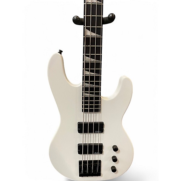 Used Jackson JS2 Concert White Electric Bass Guitar