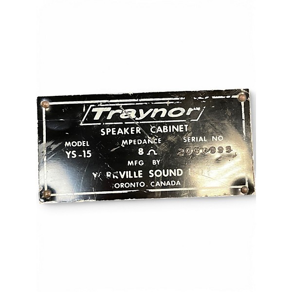 Used Traynor YS-15 Cab Bass Cabinet