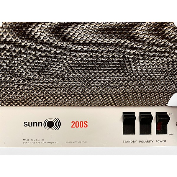 Vintage 1960s Sunn 200S Tube Bass Amp Head