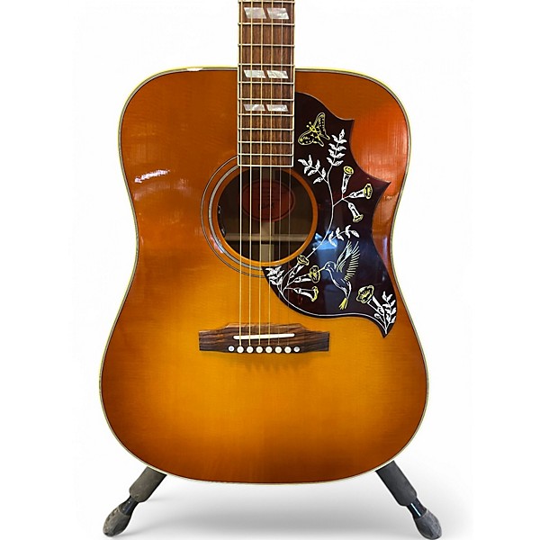 Used Gibson Hummingbird Heritage Cherry Sunburst Acoustic Electric Guitar