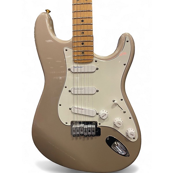 Used 1997 Fender American Deluxe Stratocaster Plus Antique Gold Solid Body Electric Guitar