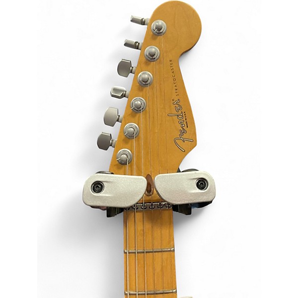 Used 1997 Fender American Deluxe Stratocaster Plus Antique Gold Solid Body Electric Guitar