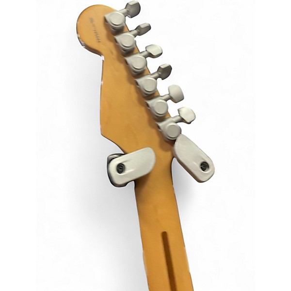 Used 1997 Fender American Deluxe Stratocaster Plus Antique Gold Solid Body Electric Guitar