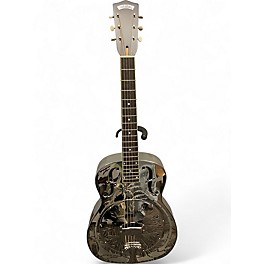 Used 2020 National Resophonic Style O 14 Chrome Resonator Guitar