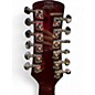 Used Dillion DRK-7112T Red Hollow Body Electric Guitar
