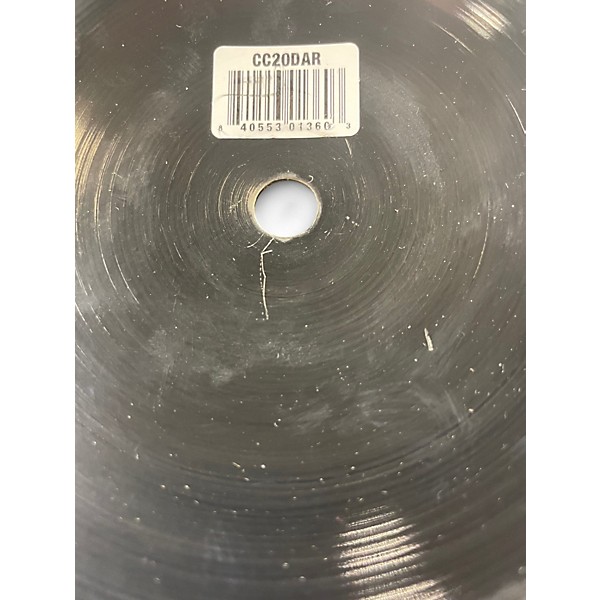 Used 2024 MEINL 20in dark custom ride Cymbal