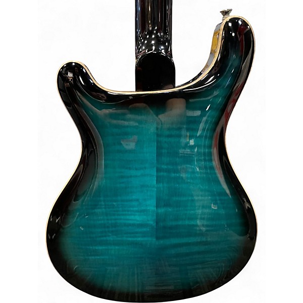 Used PRS SE Hollowbody II Piezo Peacock Blue Hollow Body Electric Guitar