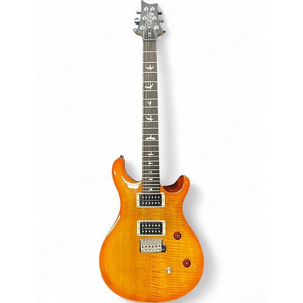 Used PRS SE Custom 24 Amber Solid Body Electric Guitar