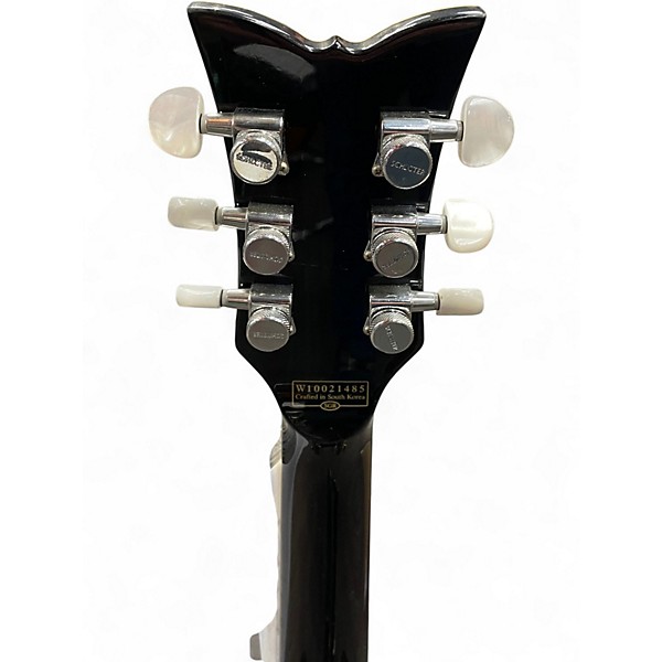 Used Schecter Guitar Research Tempest Custom Trans Black Solid Body Electric Guitar