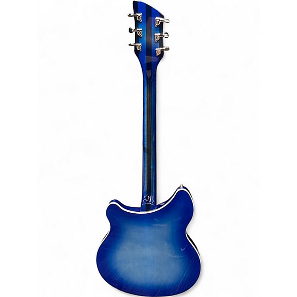 Used 2006 Rickenbacker 360 Blue Burst Hollow Body Electric Guitar