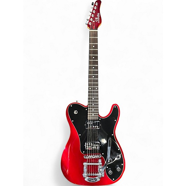 Used Schecter Guitar Research PT Fastback Candy Apple Red Solid Body Electric Guitar