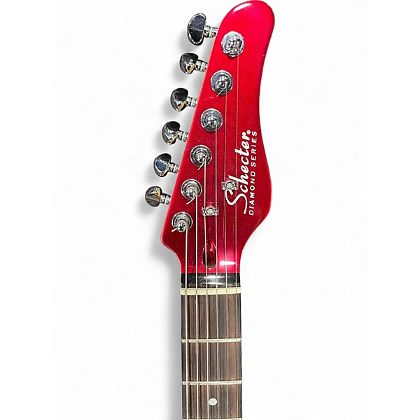 Used Schecter Guitar Research PT Fastback Candy Apple Red Solid Body Electric Guitar