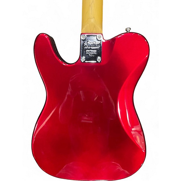 Used Schecter Guitar Research PT Fastback Candy Apple Red Solid Body Electric Guitar