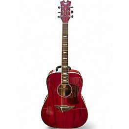 Used American Vintage Limited Edition 2017 Keith Urban red Acoustic Guitar