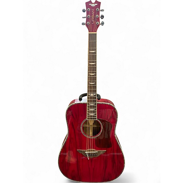 Used American Vintage Limited Edition 2017 Keith Urban red Acoustic Guitar