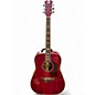Used American Vintage Limited Edition 2017 Keith Urban red Acoustic Guitar thumbnail