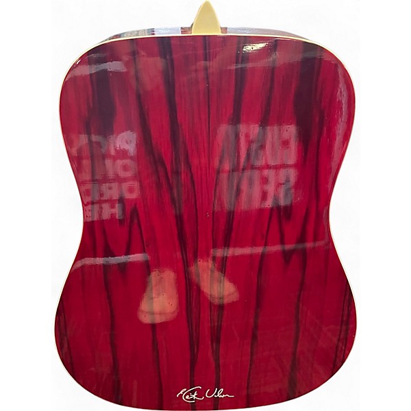 Used American Vintage Limited Edition 2017 Keith Urban red Acoustic Guitar