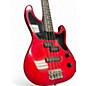 Used Fender COWPOKE PRECISION BASS Red Electric Bass Guitar