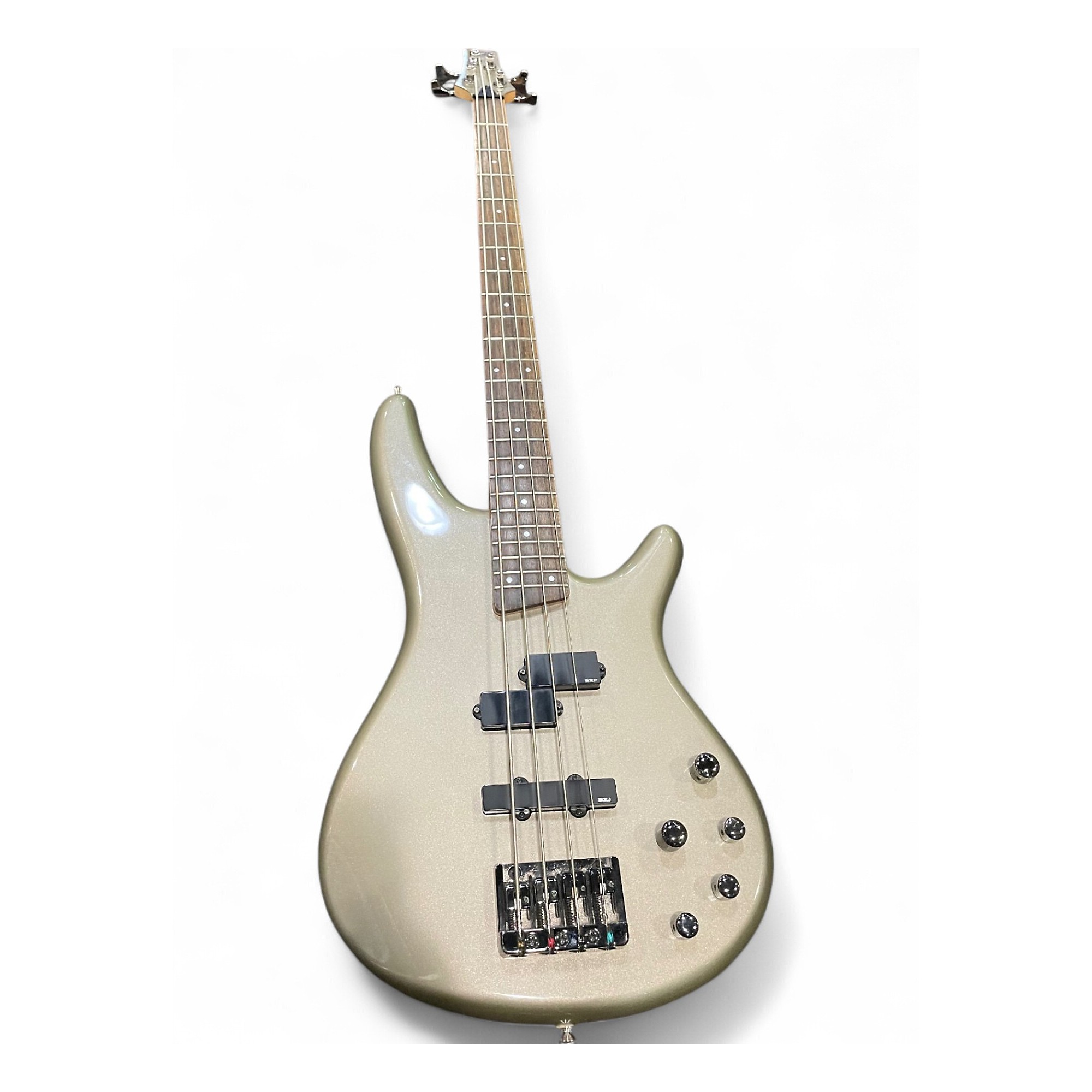 交換無料！ Electric Silver SR400 Ibanez Used Bass Silver Guitar ベース