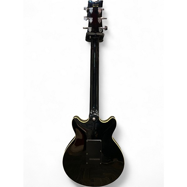 Vintage 1985 Ibanez AM-75 Black Hollow Body Electric Guitar