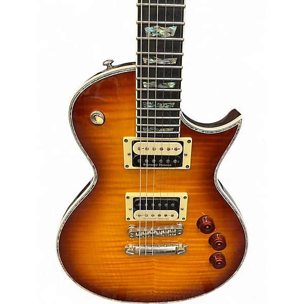 Used ESP LTD EC1000 Sunburst Solid Body Electric Guitar