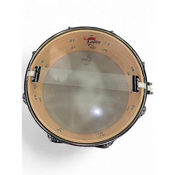 Used Gretsch Drums 14X5.5 Catalina Club Snare Yellow Satin Flame Drum