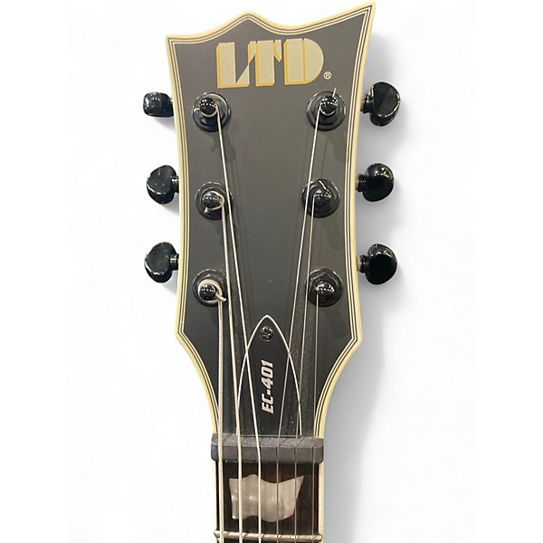 Used ESP LTD EC401 Satin Black Solid Body Electric Guitar