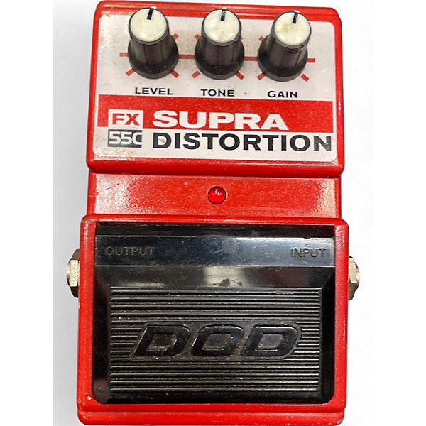 品質が Supra FX55C DOD Used DOD Used Distortion Pedal Effect ギター