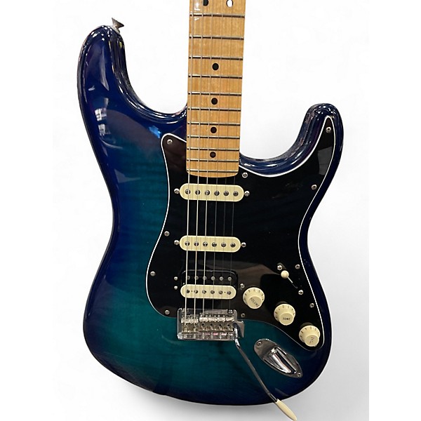 Used Fender Player Stratocaster Blue Burst Solid Body Electric Guitar